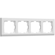 W0041801/ Рамка на 4 поста Stark (белый)