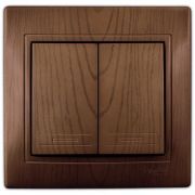 LEZARD С/П сосна выключатель 2-кл 701-0801-101