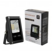 Прожектор светодиодный 10Вт 6500К IP65 черный плоский SWG ***