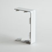 ПРС-100х60  Переходник для РКК-100х60 и 100х40 соединительный белый Рувинил