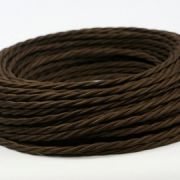 Провод ретро витой ПРВ 3х2,5 шоколад