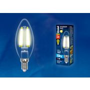 Лампа UNIEL SKY Filament LED-C35-13W-3000K-E14-CL свеча теплый белый