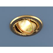 704 CX MR16 GU/GD черный/золото светильник точечный ЭС (снят)