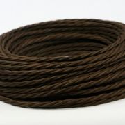 Провод ретро витой ПРВ 3х1,5 шоколад