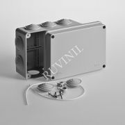 Тусо коробка распаячная для о/п 150х110х70мм 10 вводов IP55 67053