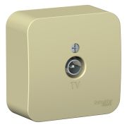 Blanca Розетка ТВ О/П изолир. пластина. Бежевый BLNTA000017