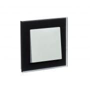 Systeme Electric AtlasDesign Nature Матовое стекло черный Рамка 1-ая