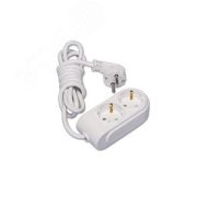 MAKEL Удлинитель 2 вх. 3м с/з с монтажным адаптером N2210043