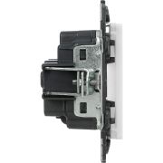 Legrand Valena LIFE DIY Бел Розетка 1-ая с/з, безвинт.зажим