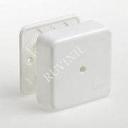 Тусо коробка универсальная для кабель-каналов 80х80х25мм белая 65005