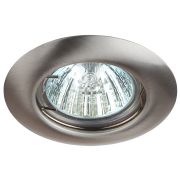 ЭРА ST3 SN Светильник штампованный MR16,12V/220V, 50W сатин никель C0043803