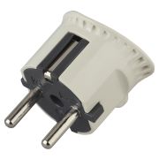 ЭРА V5 Вилка плоская с/з 16А прямой ввод белая Б0019192