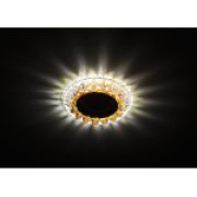 ЭРА DK LD19 SL OR/WH Светильник декор cо светодиодной подсветкой MR16, прозрачный оранжевый (снят)