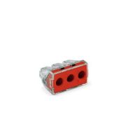 Wago 773-173 клемма на 3 проводника 3*1,5-6,0 мм2 прозрач (50шт/уп)