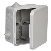 IEK Коробка распаячная ОП KM41256 100х100х50 IP54 UKO31-100-100-050-K03-54