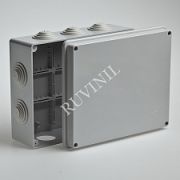 Тусо коробка распаячная для о/п 240х195х90мм 10 вводов IP55 67065