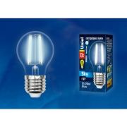 Лампа Uniel SKY Filament LED-G45-13W-4000K-E27-CL шар нейтральный свет