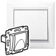 Legrand Valena Бел Розетка 1-ая с/з с крышкой 774422*