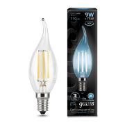 Лампа Gauss LED Filament Свеча на ветру E14 9W 710lm 4100K 104801209