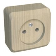 Этюд Дача Сосна Розетка 1-ая б/з без шторок наружная PA16-001D