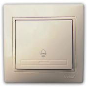 LEZARD С/П Кнопка звонка крем 701-0303-103
