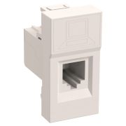 IEK PRIMER Розетка информационная RJ-45 UTP кат.5e, 1 модуль. РКИ-10-00-П.