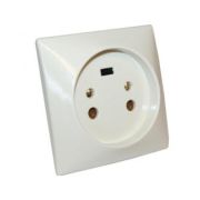 Legrand Розетка силовая  2P+E 20А 200В крем 055422