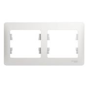 SE Glossa Белый Рамка 2-я, горизонтальная GSL000102