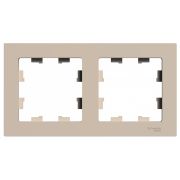 Systeme Electric AtlasDesign Песочный Рамка 2-ая, универсальная