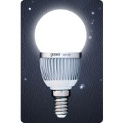 GAUSS Black Светодиодная лампа шар 5W E14 4100K матовая (металл. рад) 105101205 (снят )