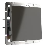 Выключатель одноклавишный проходной серо-коричневый a050833