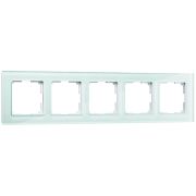 Рамка на 5 постов FAVORIT Натуральное стекло a030772***