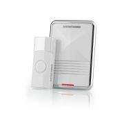 Звонок беспроводной DBQ01M WL IP44 36 мелодий белый 100м Электростандарт a026103