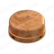 Коробка распаячная фарфоровая D80*33мм Мезонин Янтарный мрамор GE70235-21