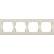 Рамка на 4 поста FLOCK WL05-Frame-04-ivory слоновая кость***
