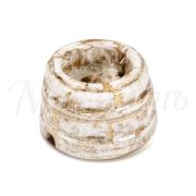 Ретро розетка фарфоровая с/з «МЕЗОНИНЪ» дворцовый мрамор GE70301-19