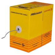PROconnect Кабель F/UTP омедненный категория 6 PVC, 4PR, 23AWG, внутренний, серый, 305м 01-0147-3