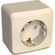 Этюд Крем Розетка 1-ая с/з со шторками наружная PA16-004K