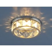 7275 MR16 хром/прозрачный  (СН+Clear) светильник точечный ЭС (снят)