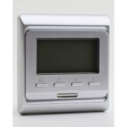 Е 51.716 (silver) Терморегулятор программируемый 3,5кВт серебро датчик пола и воздуха