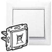 Legrand Valena Бел Розетка комп(RJ45) 1-ая 5кат.крепление винт.(без лапок) 774238