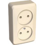 Этюд Крем Розетка 2-ая б/з без шторок наружная PA16-005K