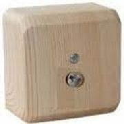 Этюд Дача Сосна Розетка TV единственная 0,7dB наружная TVA-002D