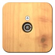 Blanca Розетка ТВ О/П изолир. пластина. ЯсеньBLNTA000015