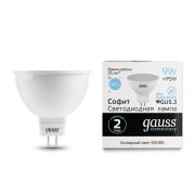 Лампа Gauss LED Elementary MR16 9W GU5.3 680lm 6500K 13539