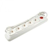 Uniel Сетевой фильтр LUX S-GSL5-1.5m Белый 10A/2500Вт UL-00001750