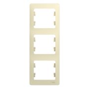 SE Glossa Беж Рамка 3-я, вертикальная GSL000207