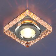 1058 зеркальный/серебряный (Clear/SL) светильник точечный ЭС (снят)