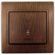 LEZARD С/П сосна выключатель 1-кл проходной 701-0801-105