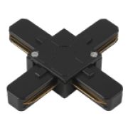 ЭРА TR7-C 2W X BK Коннектор крест черный Б0032183